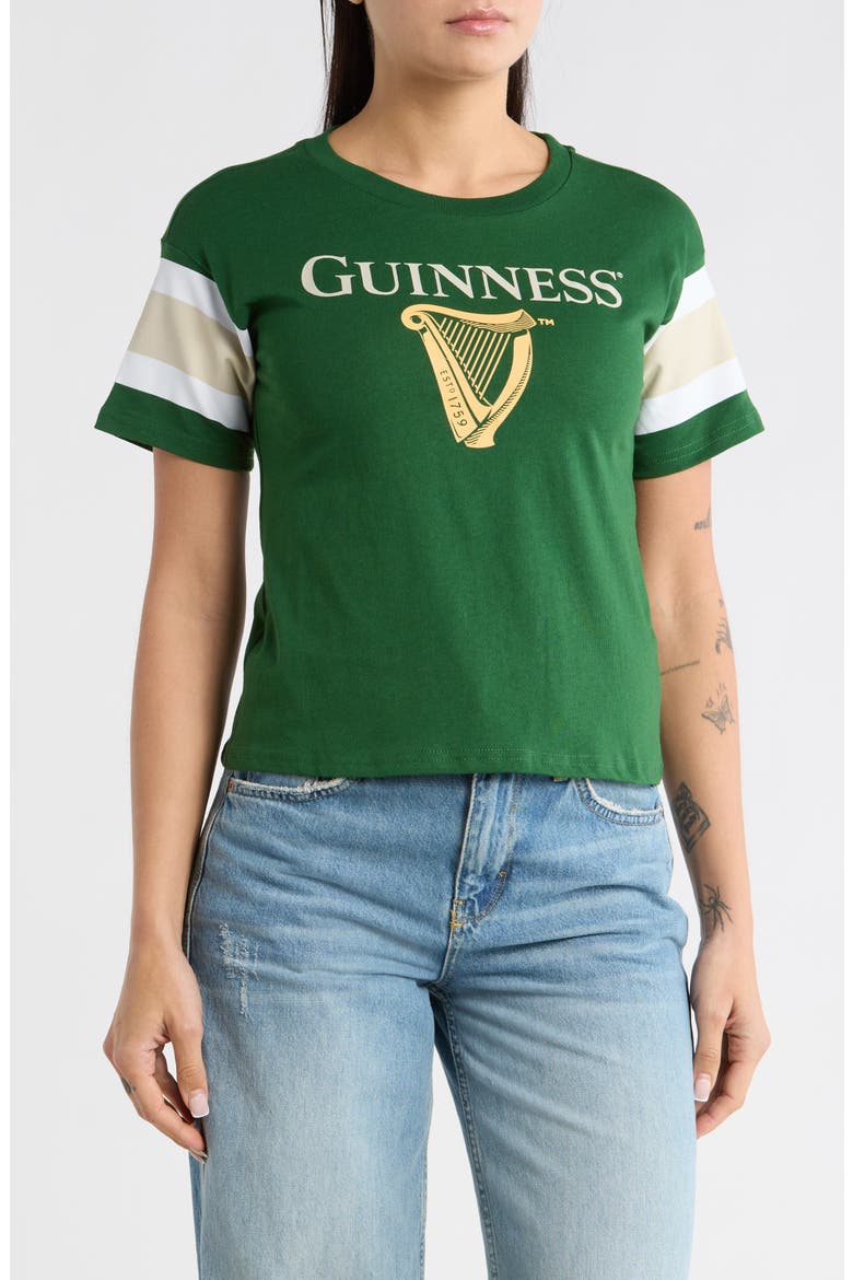 Logo Cotton T-Shirt, Main, color, GREEN FOREST