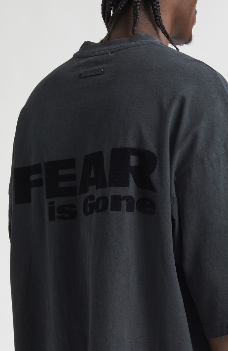 Fear of God Fear Is Gone Relaxed Graphic T-Shirt, Alternate, color, Black Black