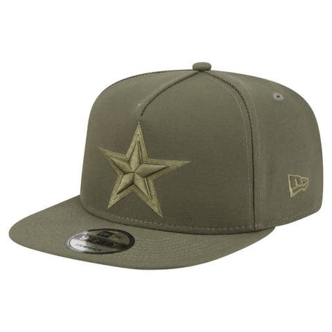 Men
s New Era  Olive Dallas Cowboys Color Pack A-Frame 9FIFTY Snapback Hat