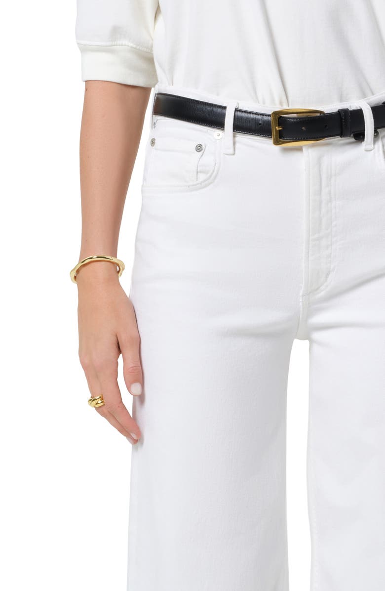 Citizens of Humanity Lyra High Waist Wide Leg Jeans, Alternate, color, Soft White