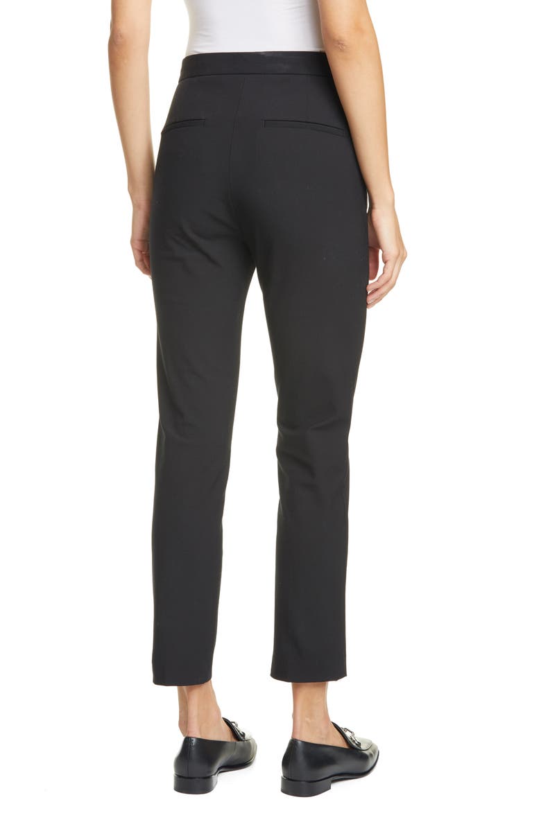 rag & bone Layla Stretch Ankle Pants, Alternate, color, Blk