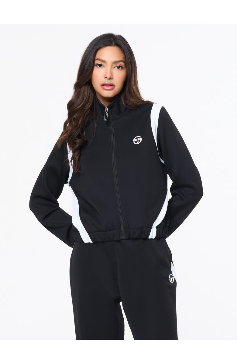 Sergio Tacchini Anna Track Jacket, Main, color, Black Beauty