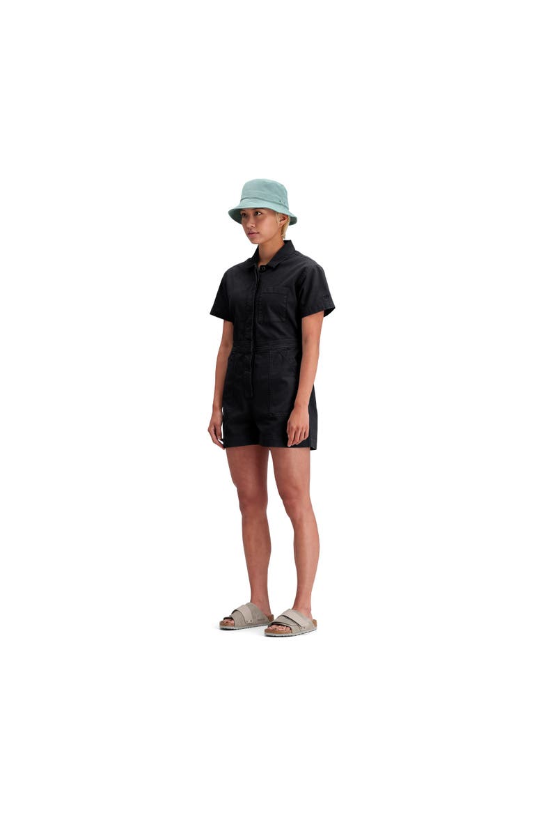 Women's Dirt Romper, Alternate, color, Black