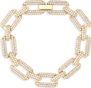 Electric Picks Prestige Pavé Cubic Zirconia Chain Bracelet