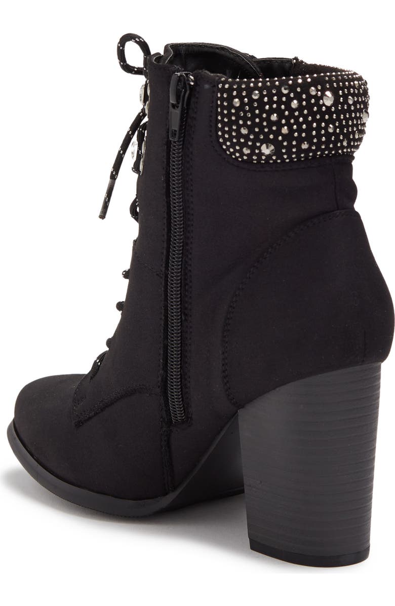 XOXO Maddie Embellished Block Heel Hiker Boot, Alternate, color,