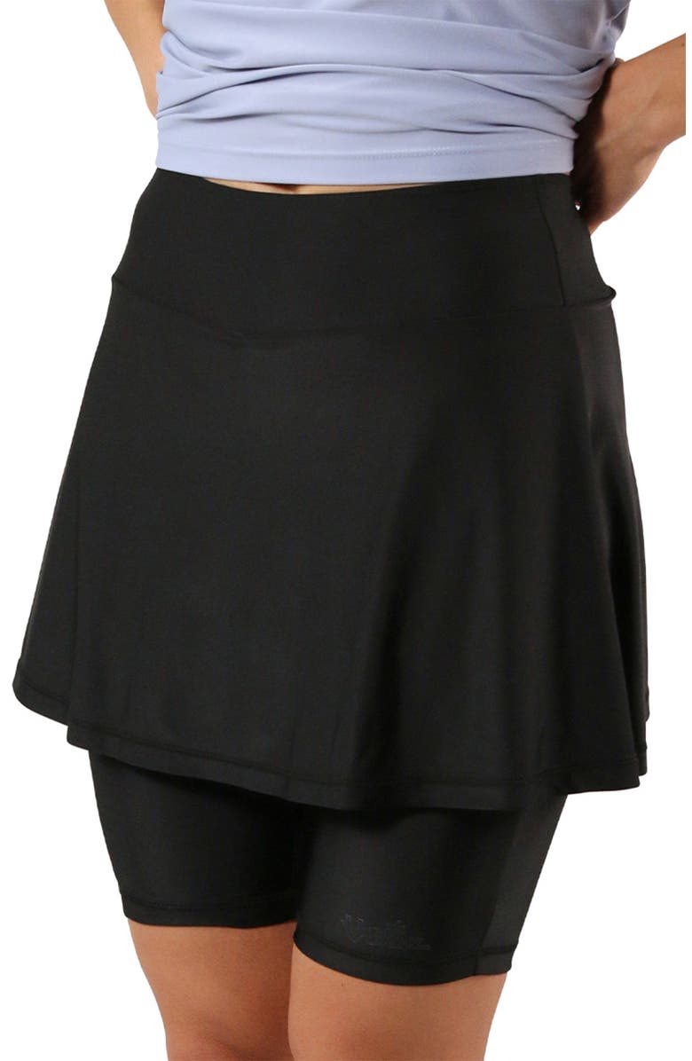 UV Skinz Skirted Swim Jammerz, Main, color, Black