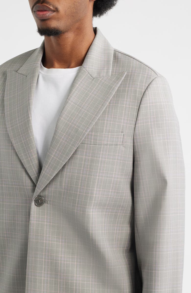 KROST Plaid Wool Blend Sport Coat, Alternate, color, Laurel Wreath