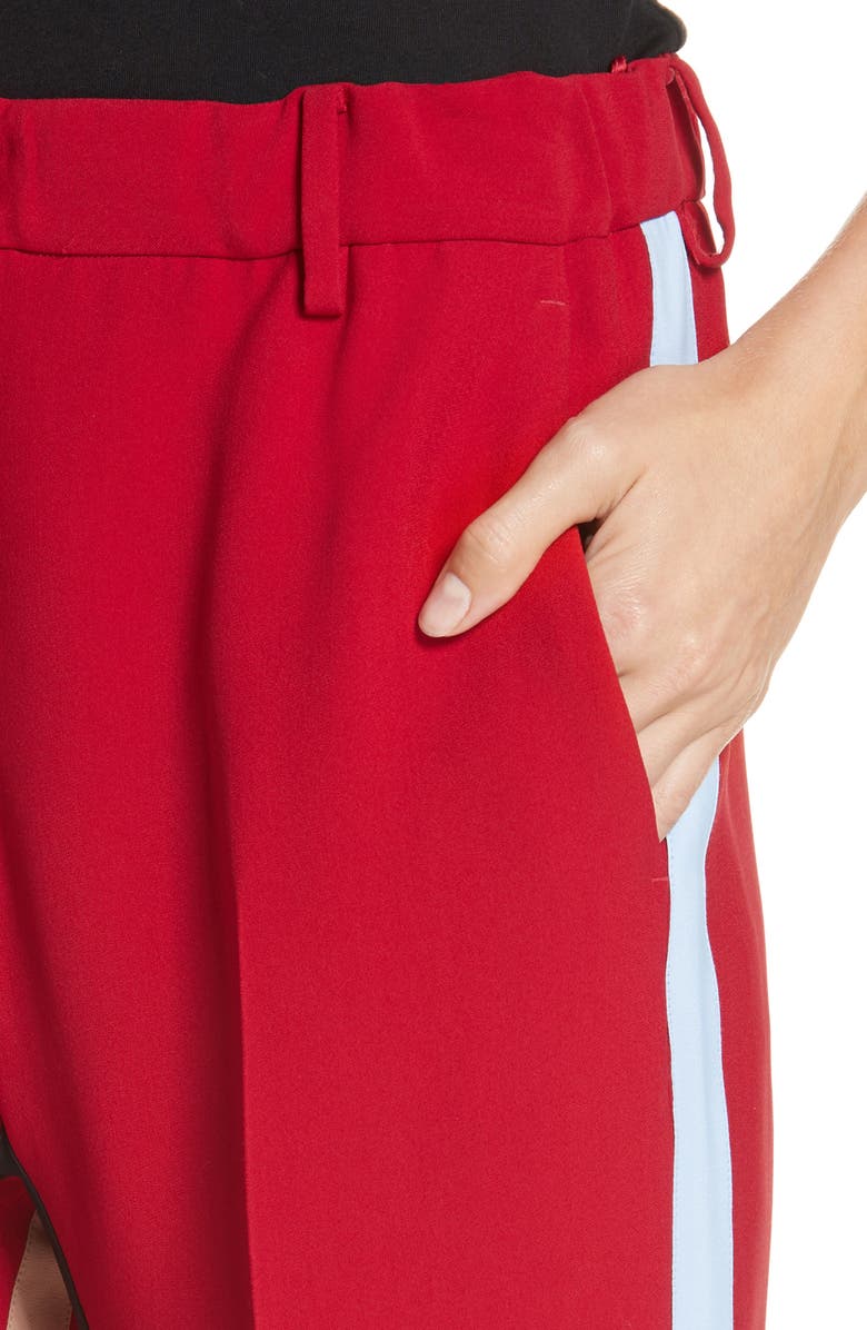 N°21 Nº21 Side Stripe Straight Leg Pants, Alternate, color, 