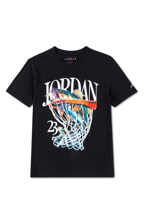 Kids' Catch of the Day Graphic Cotton Blend T-Shirt (Big Kid)