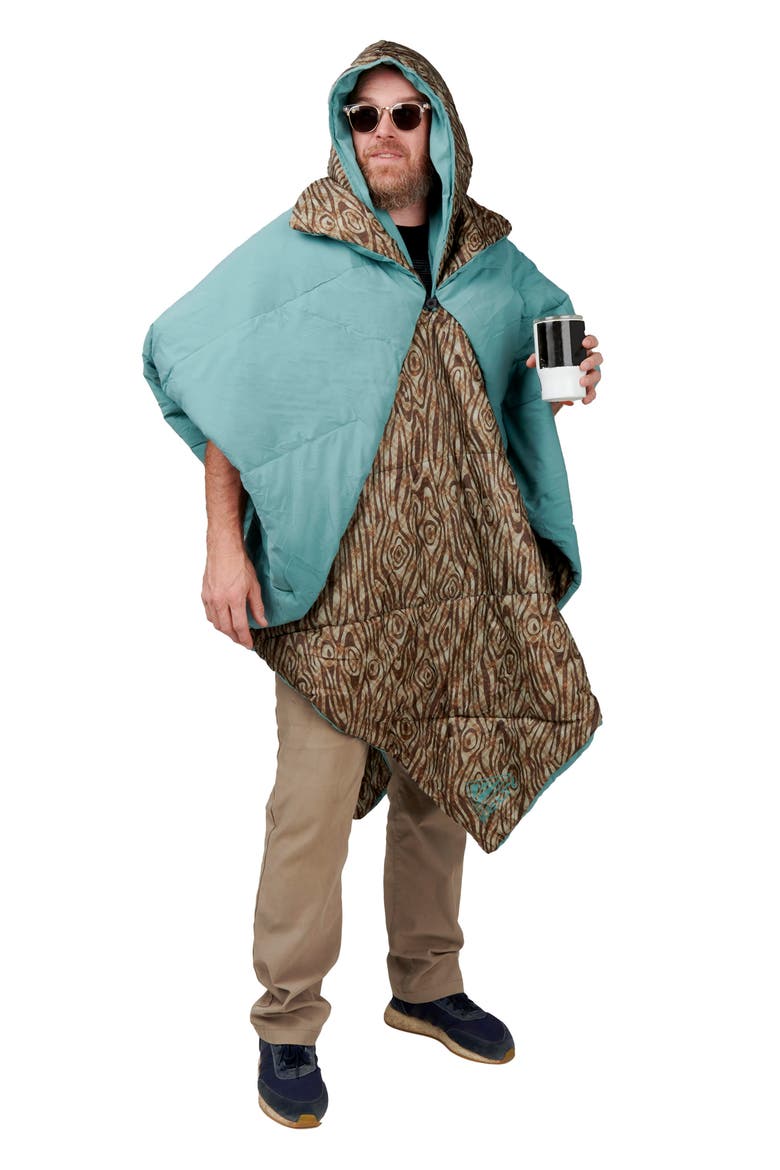 Hoodligan Convertible Blanket, Alternate, color, TRELLIS/ BACKCOUNTRY