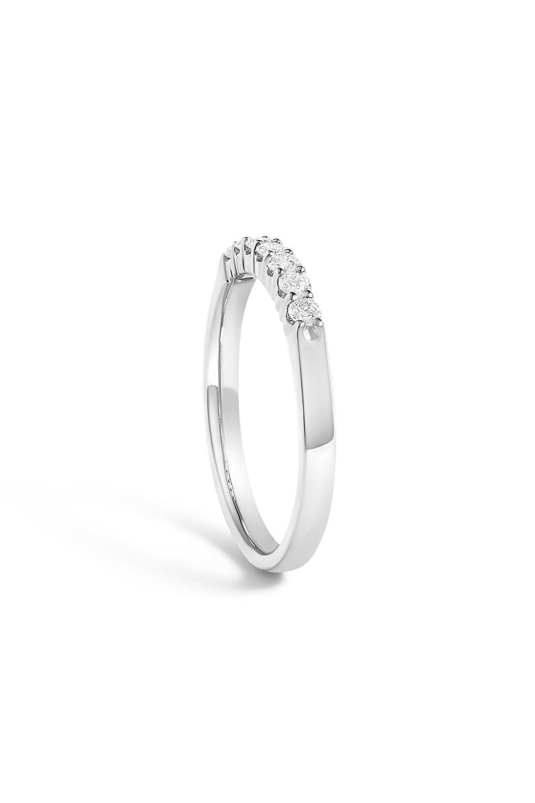 14K Gold 1/4 Ctw Diamond 7 Stone Band Ring, Alternate, color, White Gold