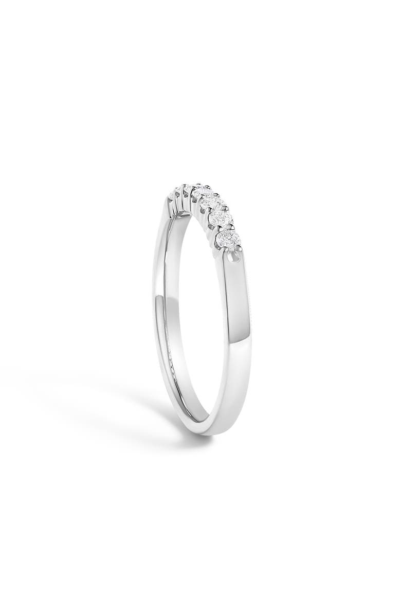 Haus of Brilliance 14K Gold 1/4 Ctw Diamond 7 Stone Band Ring, Alternate, color, White Gold