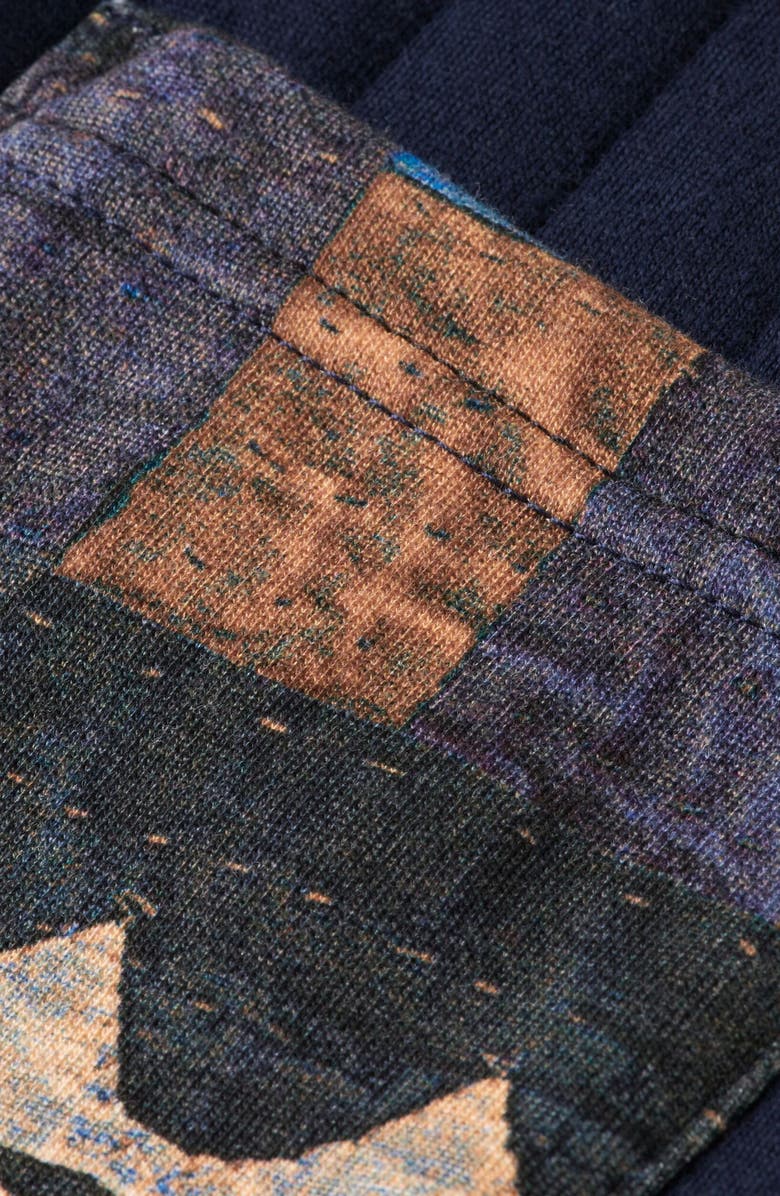 Scotch & Soda Kids' Quilted Contrast Pocket Sweatpants, Alternate, color, Sky Captain