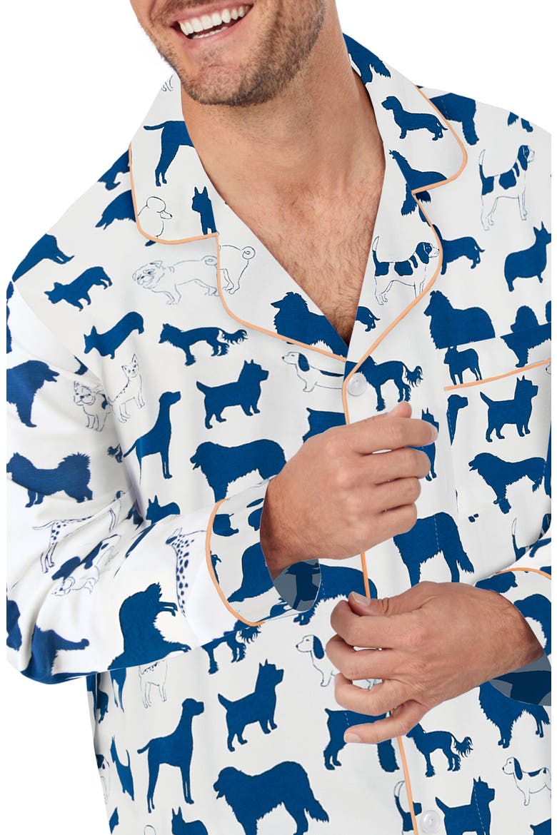 Print Organic Cotton Pajamas, Alternate, color, BEST IN SHOW
