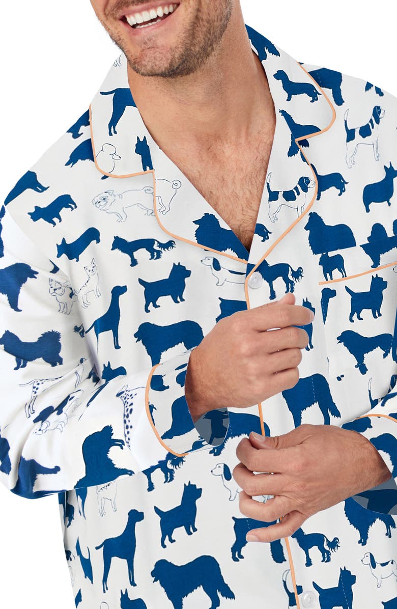 BedHead Pajamas Print Organic Cotton Pajamas, Alternate, color, 