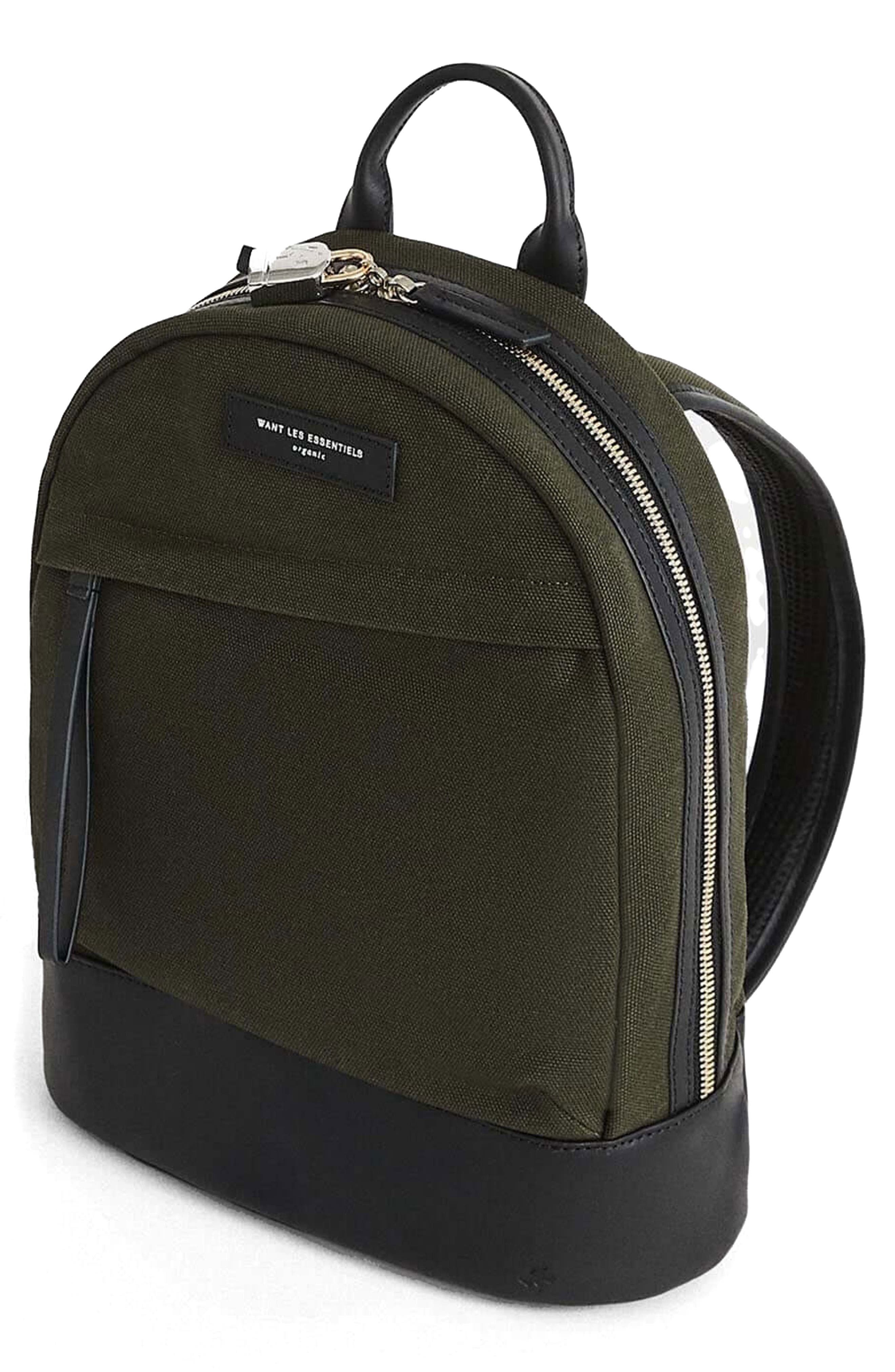 Mini Piper Nylon Backpack, Alternate, color, OLIVE/ BLACK