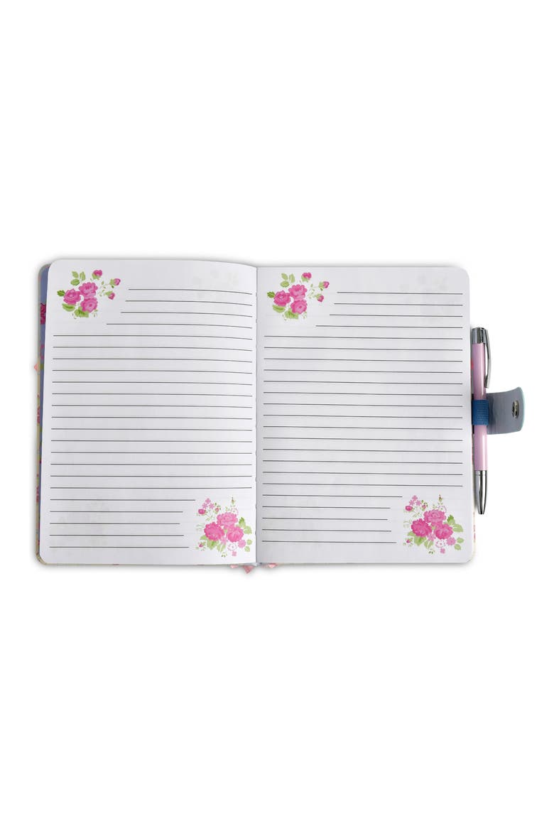 Kids' Ditsy Floral Journal, Alternate, color, BLUE MULTI