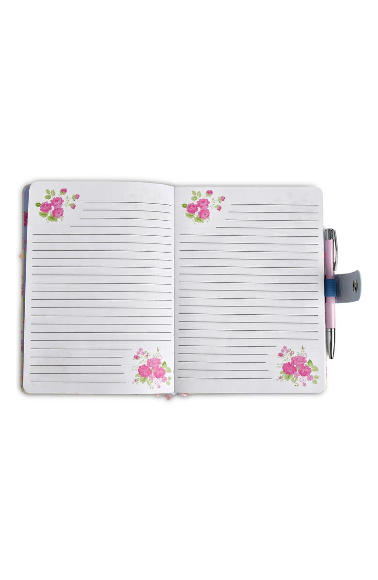 Iscream Kids' Ditsy Floral Journal, Alternate, color, Blue Multi