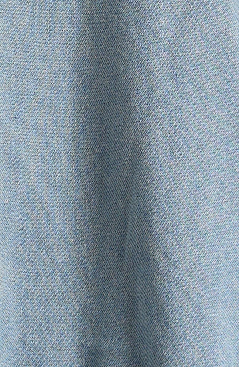 QUINCY MAE Matteo Cotton Chambray Romper, Alternate, color, Chambray