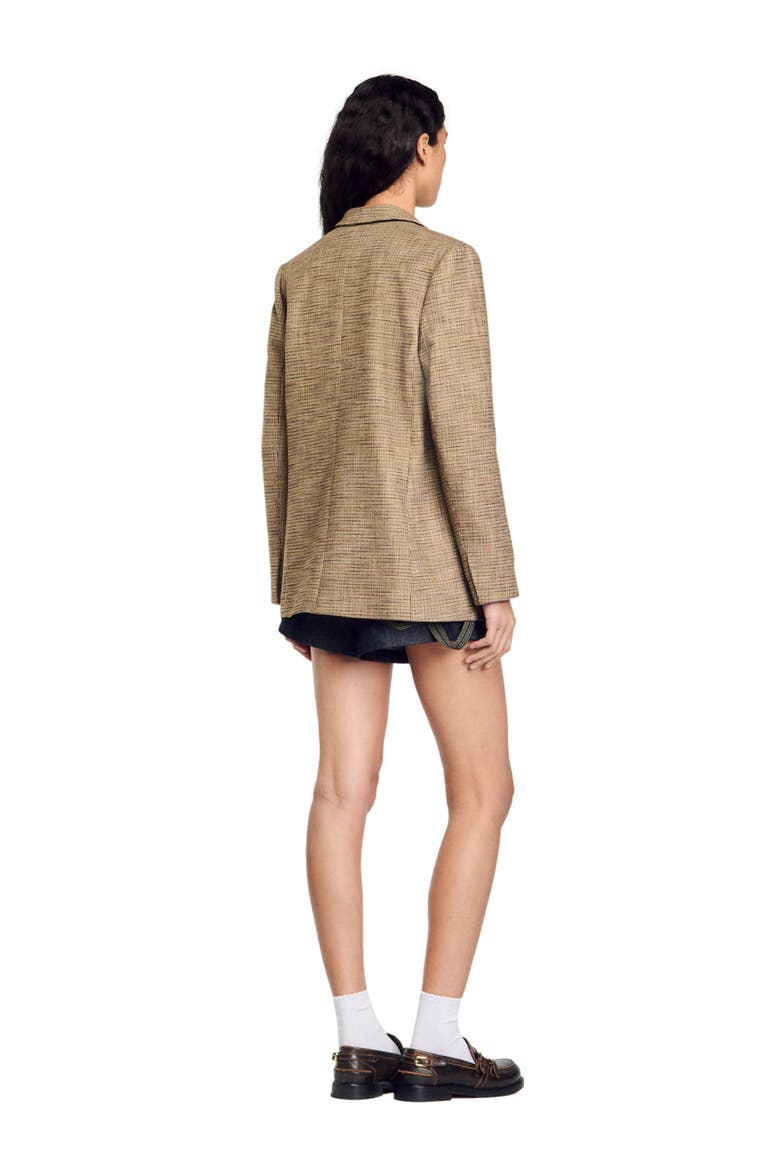 Suit jacket, Alternate, color, Brown