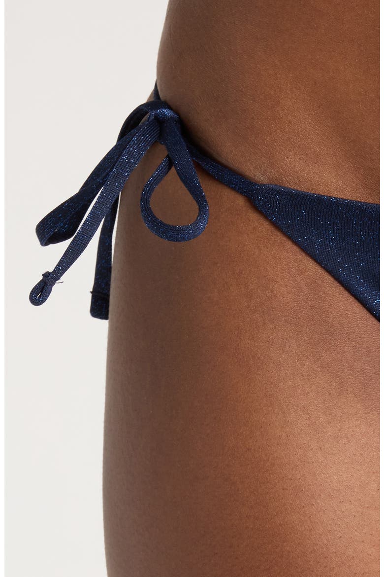 Midnight Blue Sunning Reversible Bikini Bottoms, Alternate, color, DARK BLUE