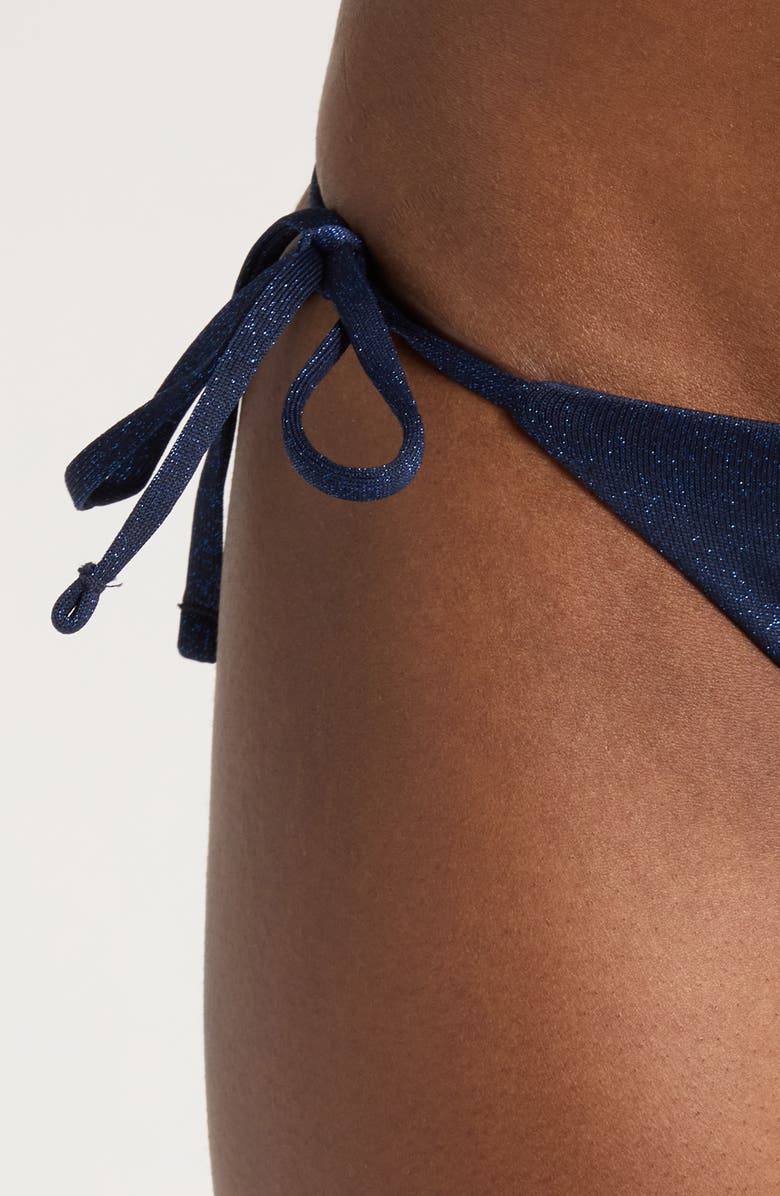 Maaji Midnight Blue Sunning Reversible Bikini Bottoms, Alternate, color, Dark Blue