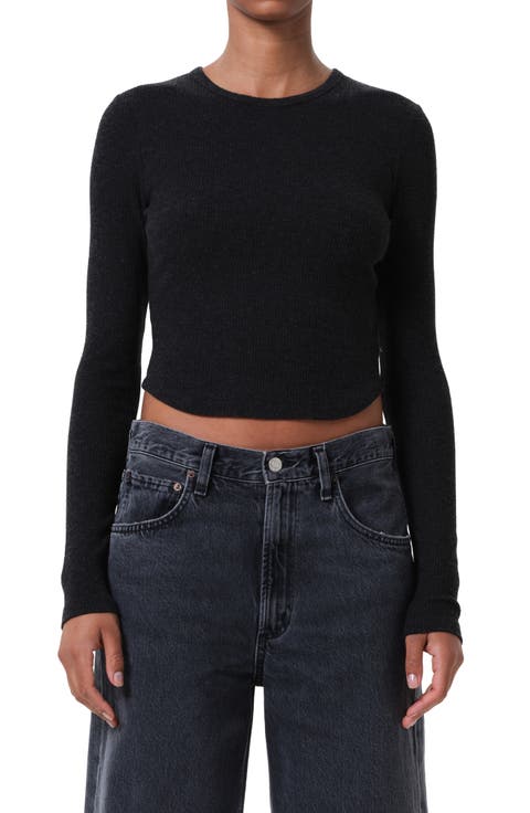 Neema Ribbed Long Sleeve T-Shirt