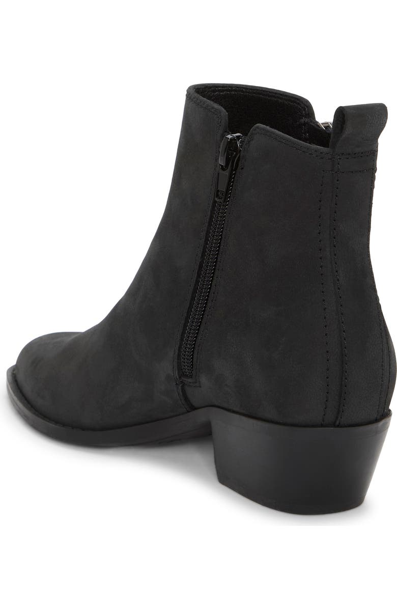 Lucky Brand Ailein Pointed Toe Bootie, Alternate, color, Black Angora Nubuck