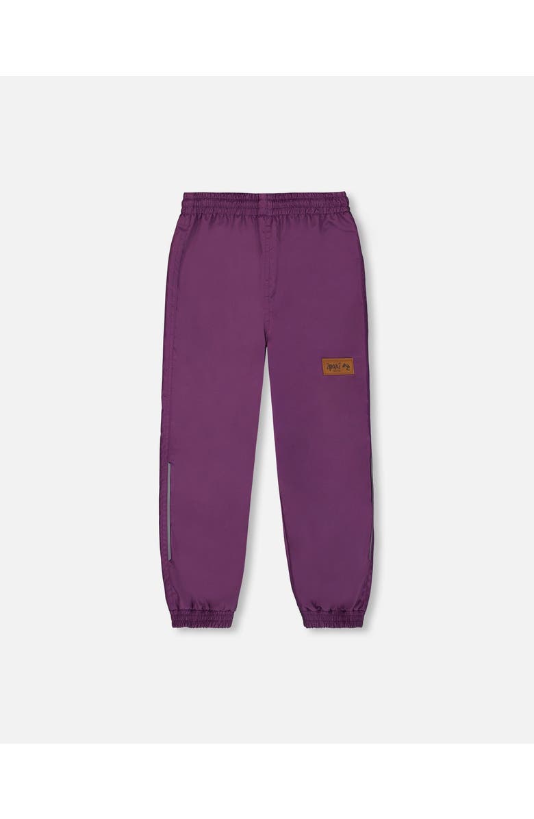 Deux par Deux Baby Girl's Splash Pants Purple, Main, color, Purple