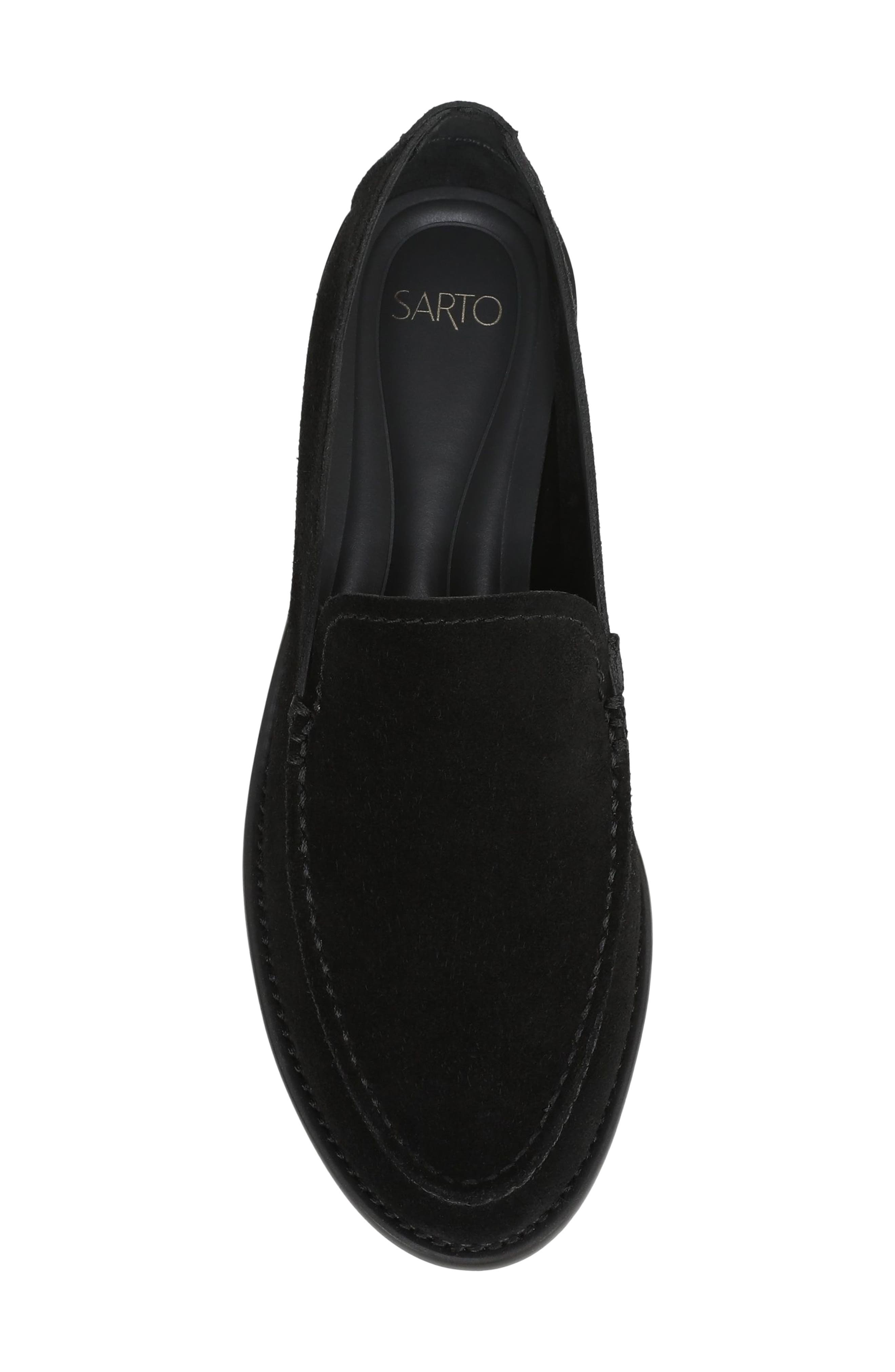 Cove Loafer, Alternate, color, BLACK SUEDE