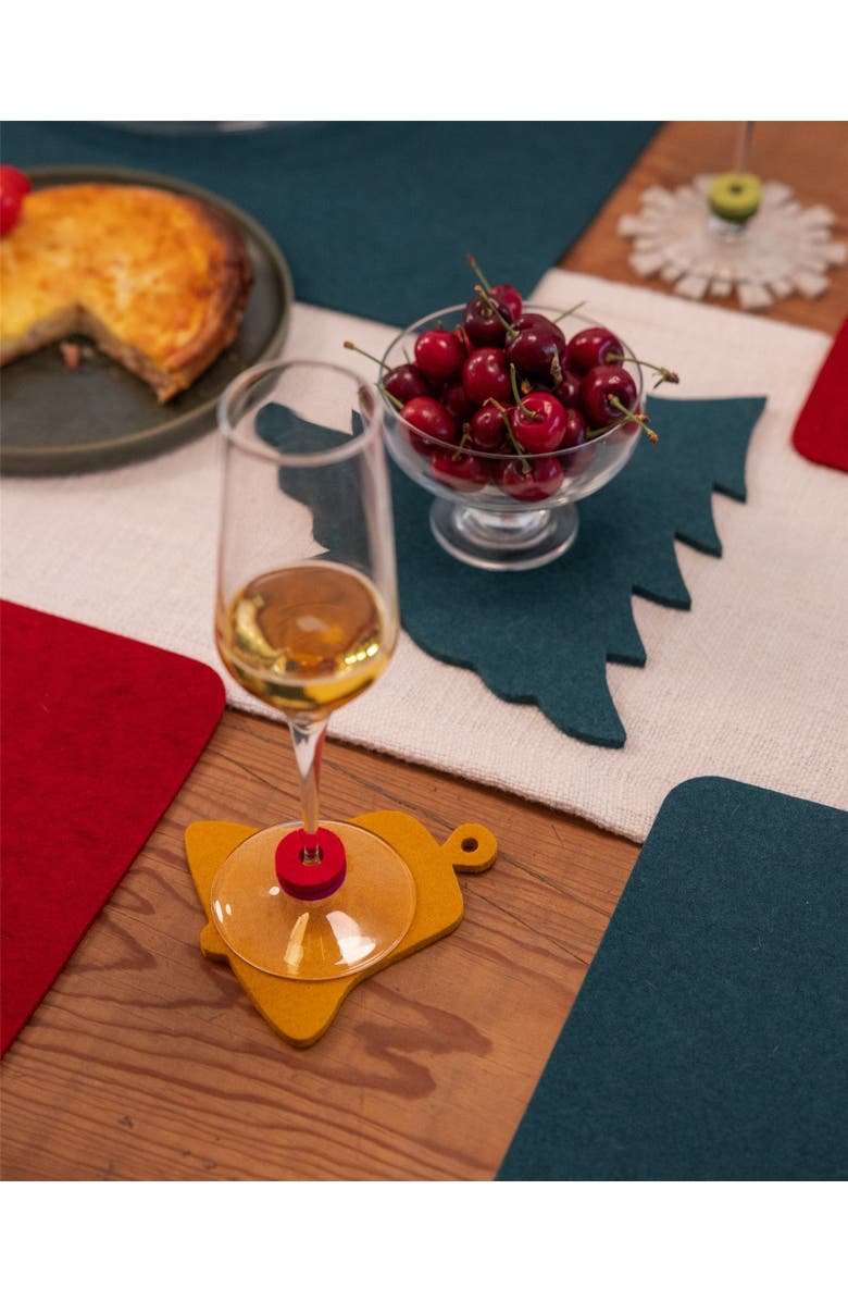 Graf Lantz Merino Wool Fir Tree Trivet, Alternate, color, Kombu