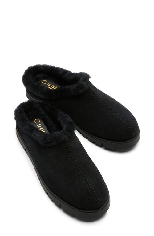 La Canadienne Eva Shearling Lined Slipper In Multi