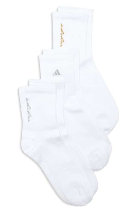 Luxe 3-Pack High Quarter Socks