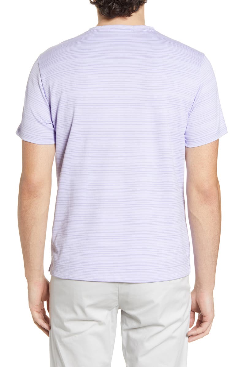 Robert Barakett Augustus Stripe V-Neck T-Shirt, Alternate, color,
