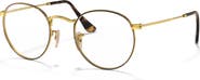 Ray-Ban 47mm Round optical glasses