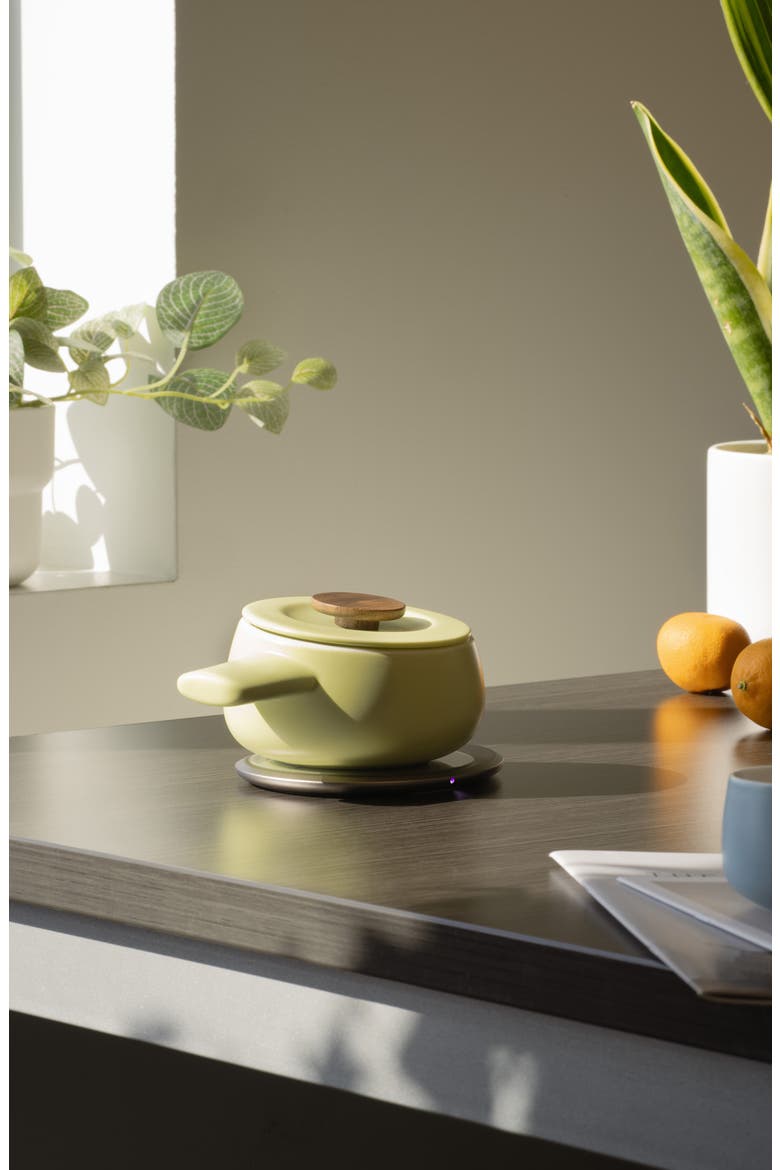 Fondi Self-Heating Fondue Set, Alternate, color, VERDE GREEN