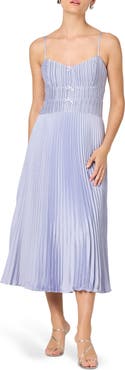 ASTR the Label Shionagh Pleated A-Line Dress