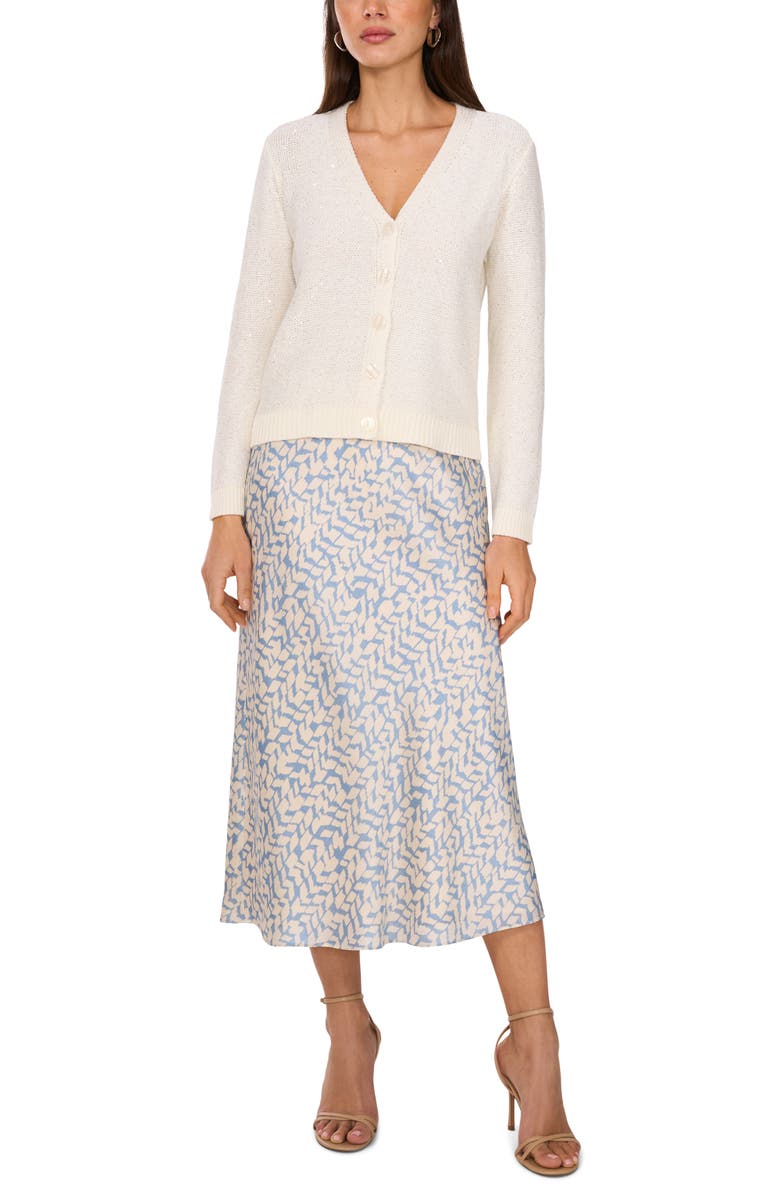 Vince Camuto Print Bias Cut Maxi Skirt, Alternate, color, 