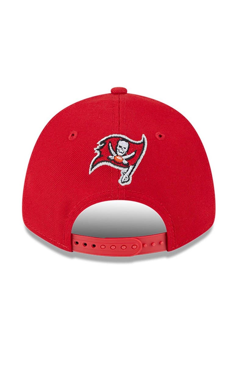 New Era Men's New Era Red Tampa Bay Buccaneers 2023 NFL Draft 9FORTY Adjustable Hat, Alternate, color, 