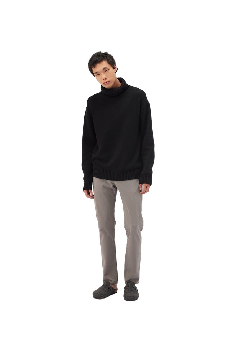 Men's Cashmere Turtleneck, Alternate, color, black
