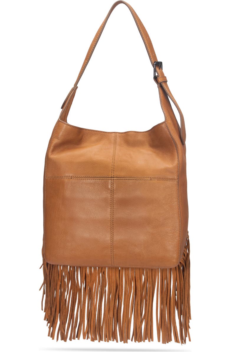 Frye Faye Leather Hobo, Alternate, color, Light Whiskey