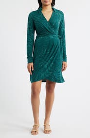 Tommy Bahama Carmela Bayside Long Sleeve Wrap Dress