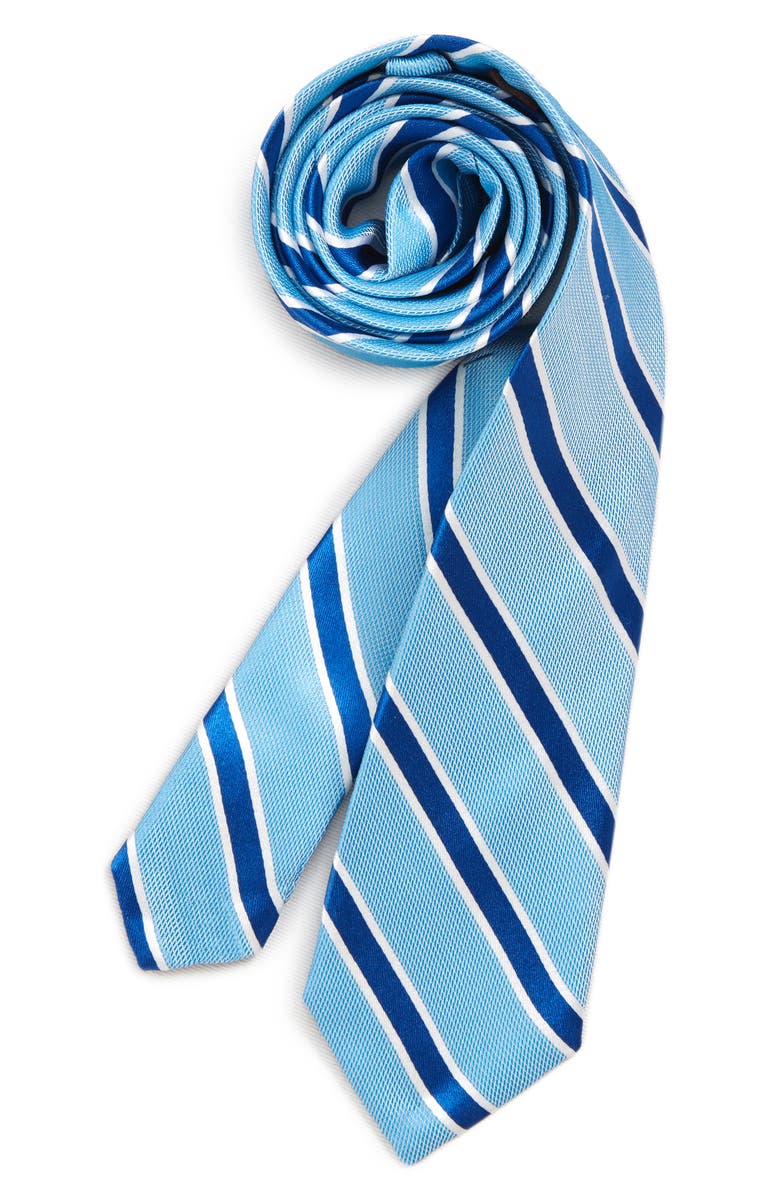 Michael Kors Stripe Silk Tie, Main, color, 