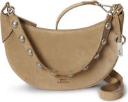 Polo Ralph Lauren Polo ID Stud Suede Crossbody Bag