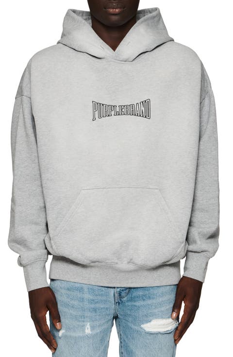 Oversize Logo Graphic Fleece Hoodie