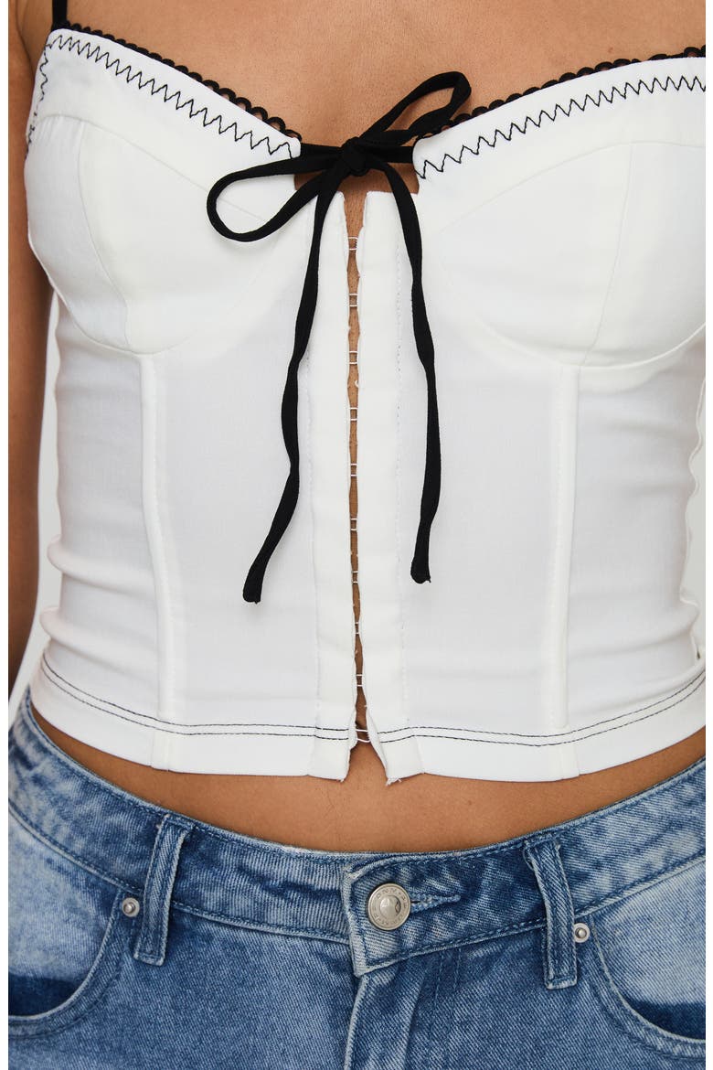 Severas Corset Camisole, Alternate, color, WHITE