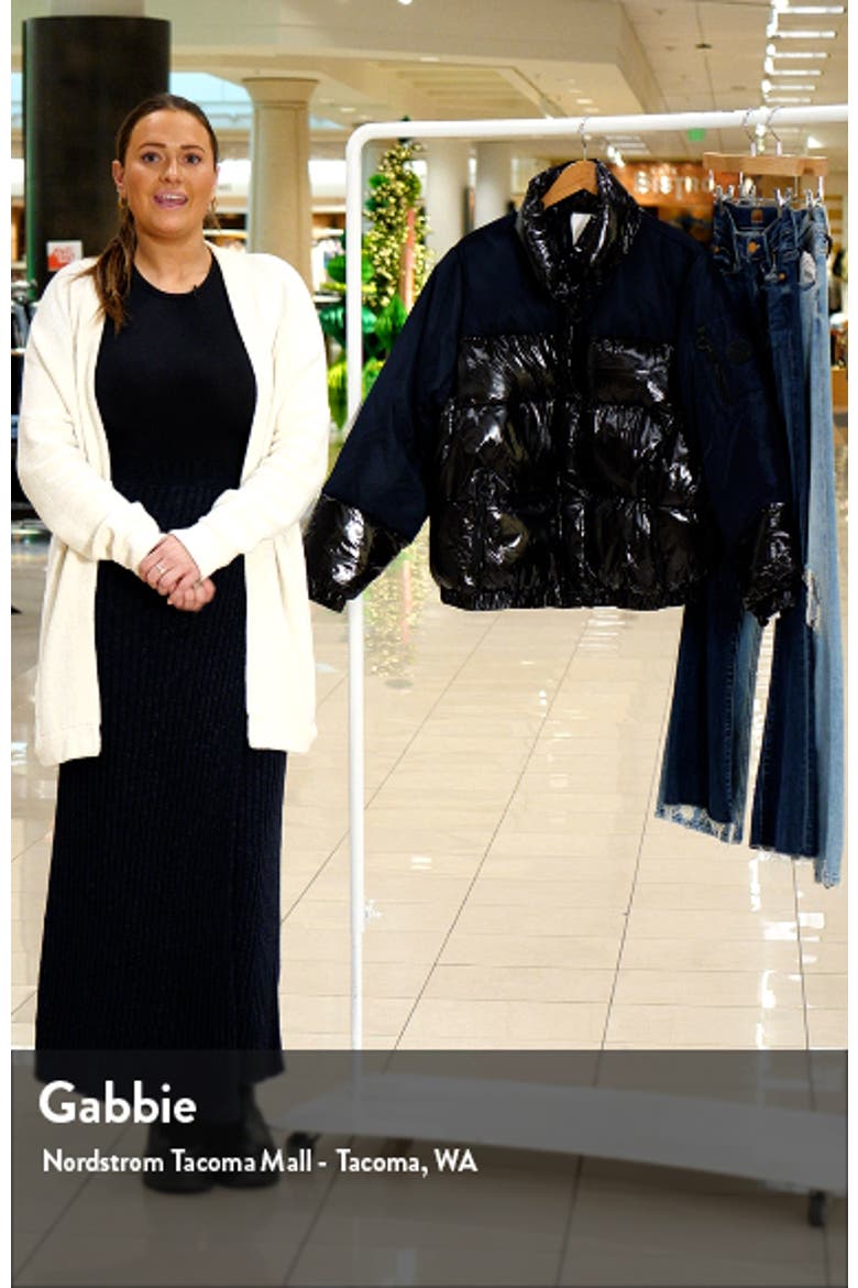 Juniper Mixed Media Puffer Jacket video