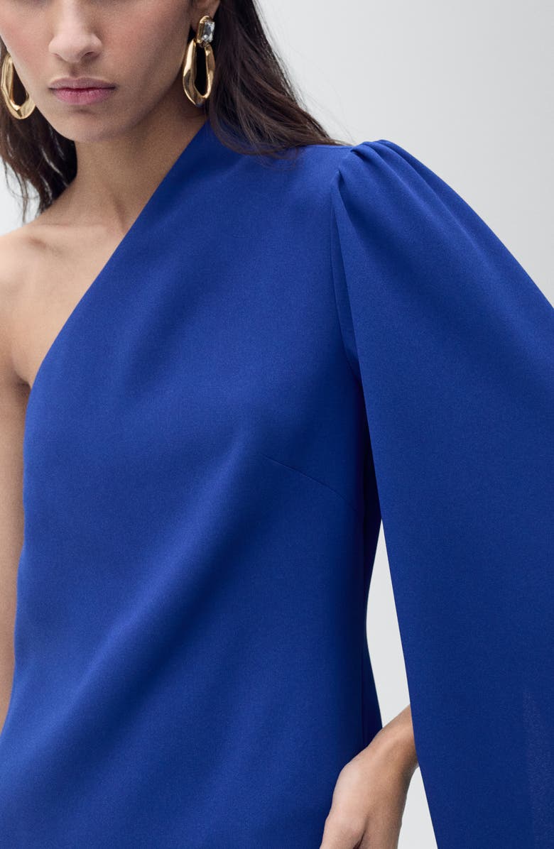 MANGO Long Flared Sleeve Column Dress, Alternate, color, 