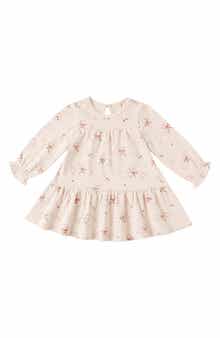 Swans Long Sleeve Jersey Dress