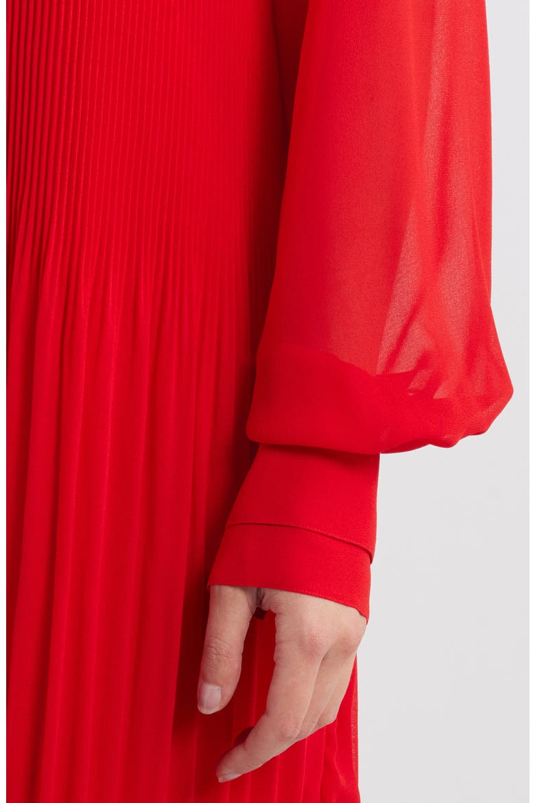Dolumi Long Sleeve Shift Dress, Alternate, color, GOJI BERRY